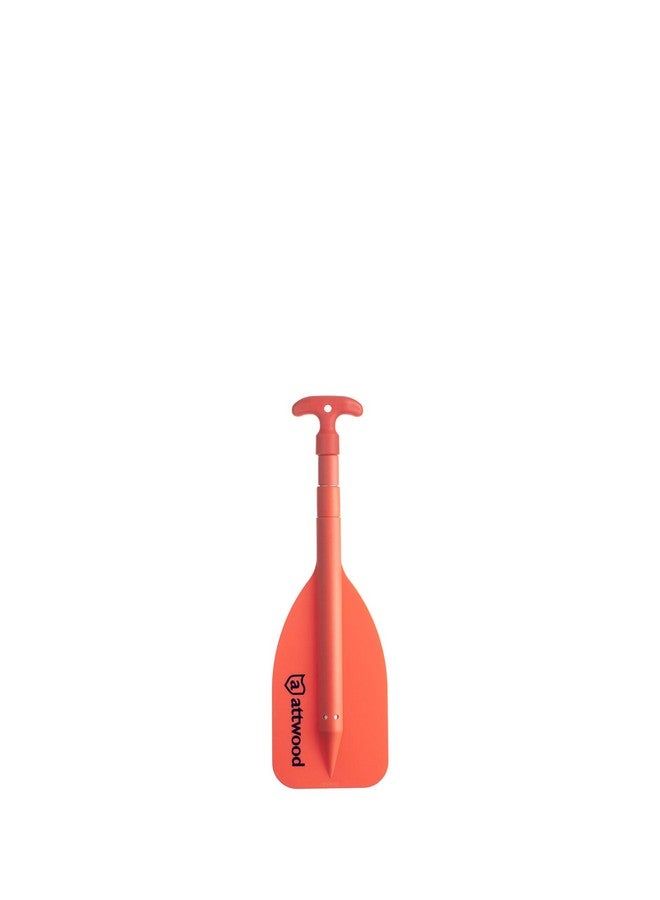 Emergency Telescoping Paddle For Boating, Collapsible, 20Inch To 42Inch, Orange