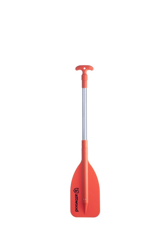 Emergency Telescoping Paddle For Boating, Collapsible, 20Inch To 42Inch, Orange