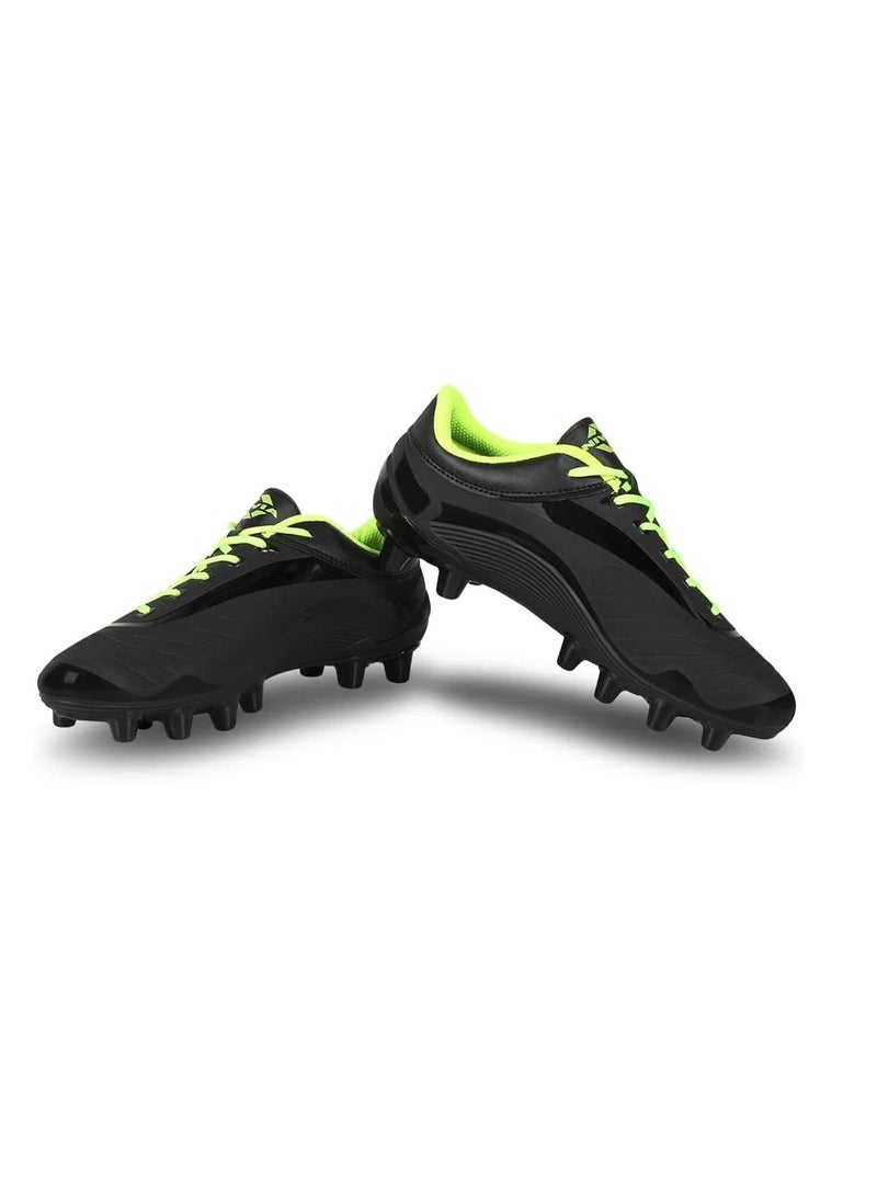 Airstrike Football Shoes | Size : 7 UK/ 8 US / 41 EU | Material : Synthetic Leather | PVC sole | Lace-Fastening | Padded Footbed