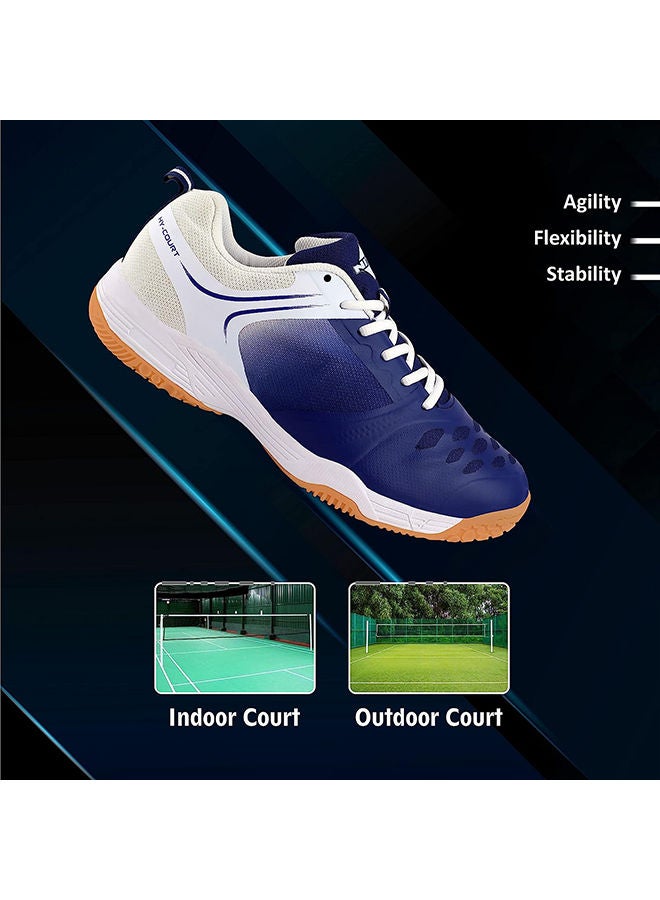 HY-Court 2.0 Badminton Shoes | UK 5 \ US 6 \ EU 39 | For Mens and Boys | Non-Marking Shoe | Court Shoe | For Badminton, Squash, Tennis Players