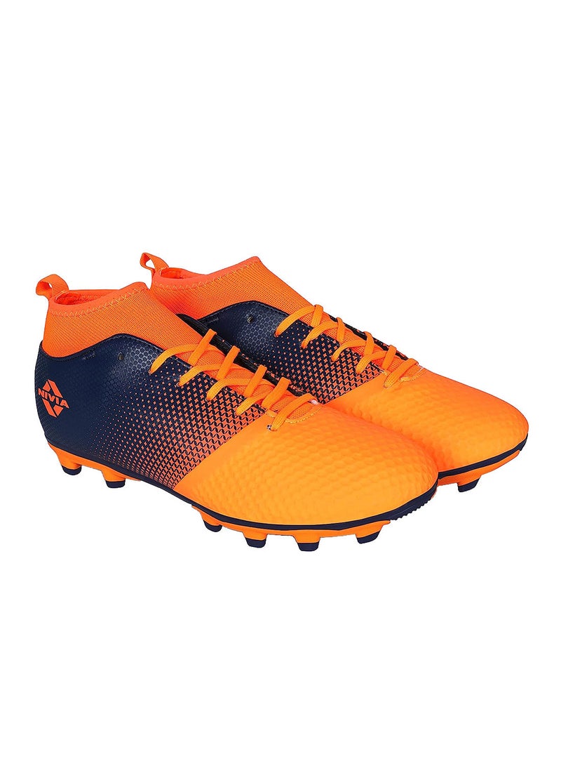 Ashtang Football Studs | Synthetic Leather | Moulded Insole | Lace-Fastening | Padded Footbed | Minimal Water Absorption | Durable,Comfort