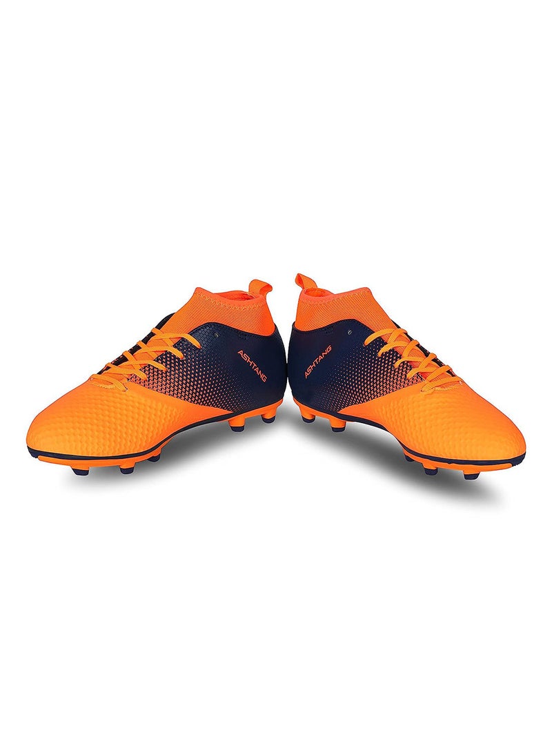 Ashtang Football Studs | Synthetic Leather | Moulded Insole | Lace-Fastening | Padded Footbed | Minimal Water Absorption | Durable,Comfort