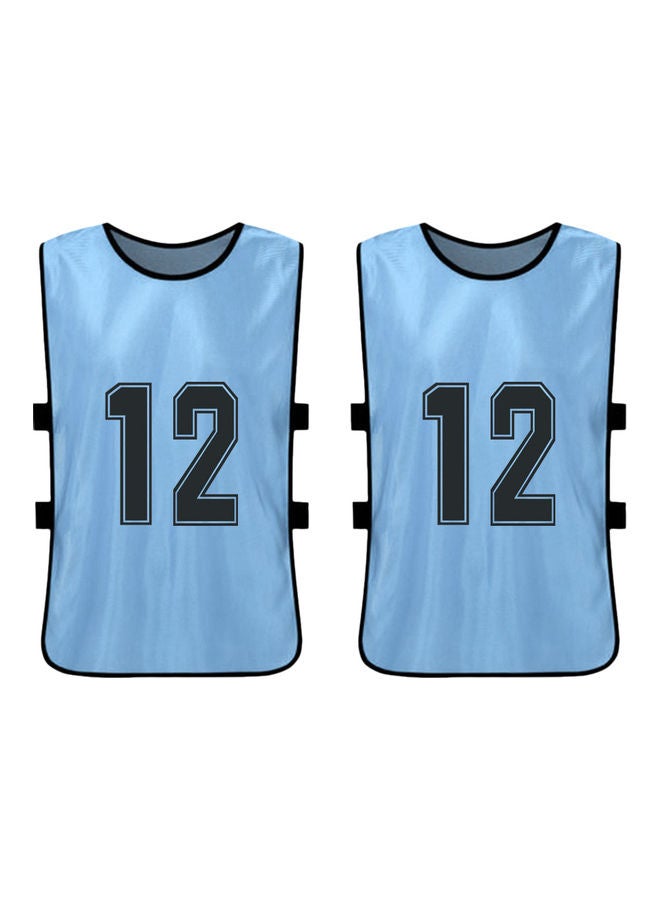 Sports Pinnies Numbered Practice Vest Pennies For Soccer Basketball Jersey Bibs,Set Of 12 Youth Adults Team