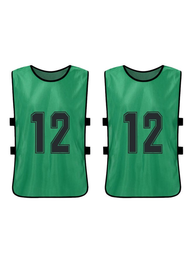 Sports Pinnies Numbered Practice Vest Pennies For Soccer Basketball Jersey Bibs,Set Of 12 Youth Adults Team