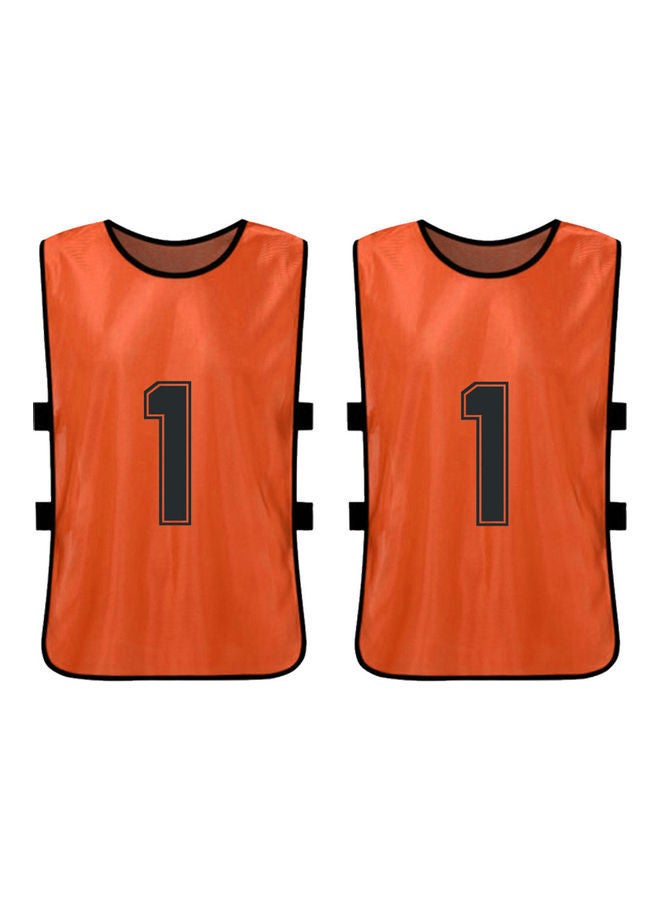Sports Pinnies Numbered Practice Vest Pennies For Soccer Basketball Jersey Bibs,Set Of 12 Youth Adults Team