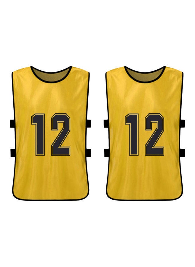 Sports Pinnies Numbered Practice Vest Pennies For Soccer Basketball Jersey Bibs,Set Of 12 Youth Adults Team