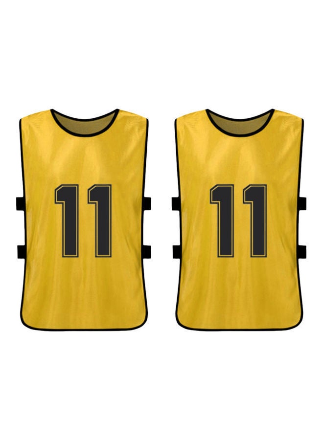Sports Pinnies Numbered Practice Vest Pennies For Soccer Basketball Jersey Bibs,Set Of 12 Youth Adults Team