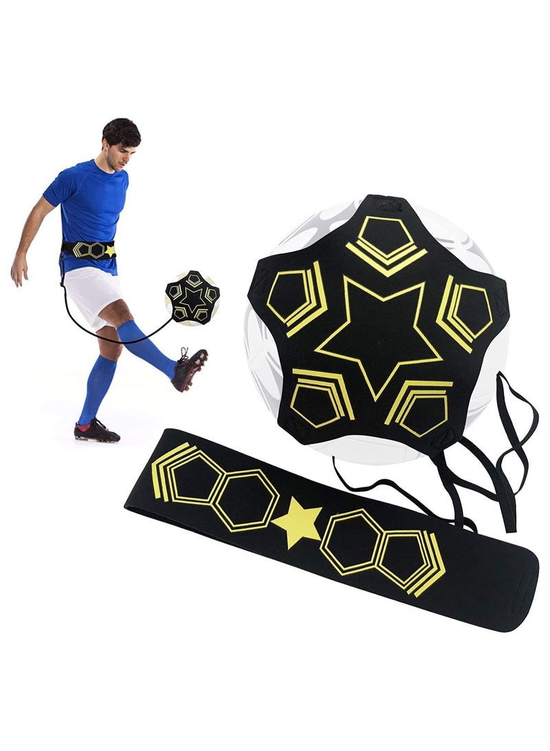 Football Kick Trainer, Adjustable Soccer Training Belt, Aid, Equipment for Kids and Adults, Perfect Skills Improvement, Suitable 3 4 5 Balls