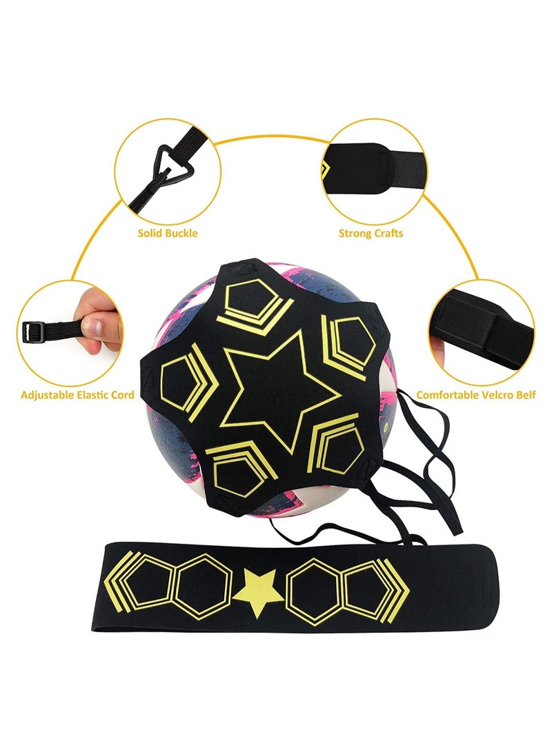 Football Kick Trainer, Adjustable Soccer Training Belt, Aid, Equipment for Kids and Adults, Perfect Skills Improvement, Suitable 3 4 5 Balls