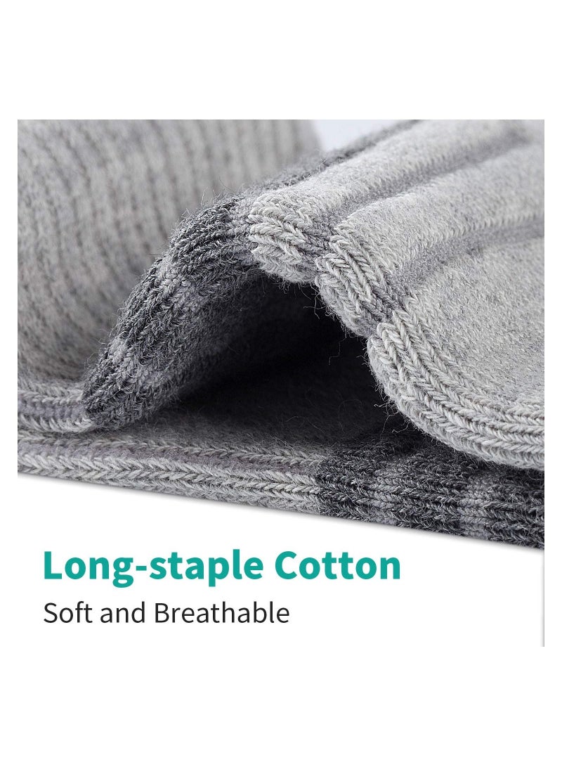 6 Pairs Running Socks Cushioned Trainer Sports Mens Cotton Ankle for Men Women Ladies Low Cut Anti-Blister Breathable Athletic Walking