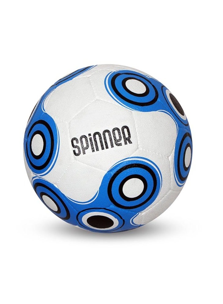 Spinner PVC Football | Size: 5 | Ideal for : Training/Match | Material : Rubber | Machine Stitched | 5 Panel | Waterproof