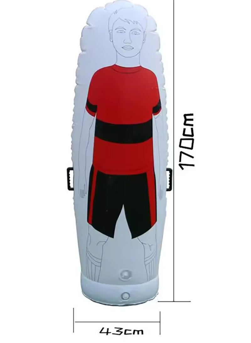 Soccer Training Equipment Pvc Inflatable Free Kick Football Dummy Goalkeeper Soccer Training Dummy