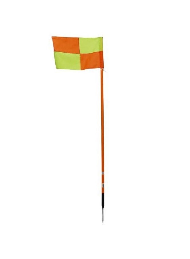 Soccer Football Corner Flag 160X2.5 Cm With Rubber Covered Spring At The Bottom