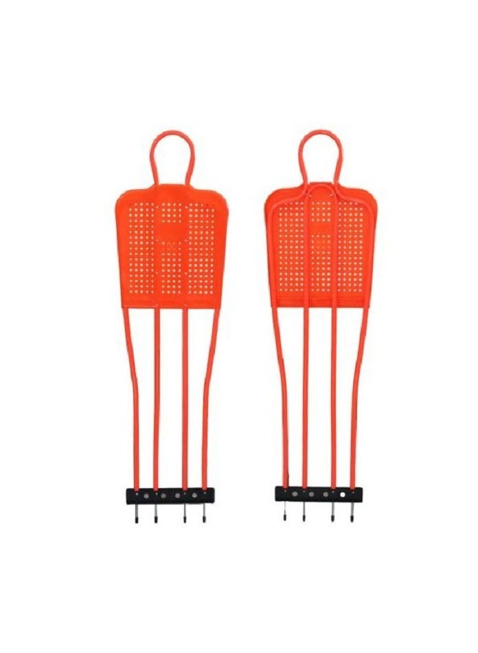 Football Free Kick Mannequins Soccer Equipment For Training 175 Cm 2 Pcs Set