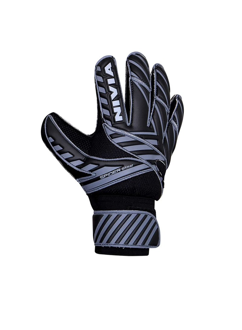 Ditmar Spider Goalkeeper Gloves | Unisex | For Football, Soccer, Goalkeeping Glove, Goalkeeper Gloves with Grip, Football Hand Gloves | Size : M