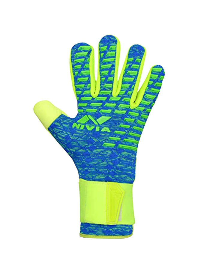 Latex Ashtang Goalkeeper Hand Gloves | Size : Large | For Men & Women | For Football, Soccer goalkeeping | Outdoor Sport