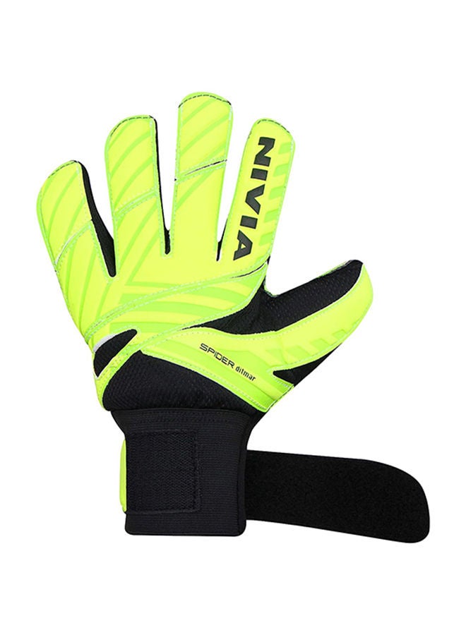 Ditmar Spider Goalkeeper Hand Gloves with Grip | Size : Large | for Men & Women | for Football, Soccer goalkeeping
