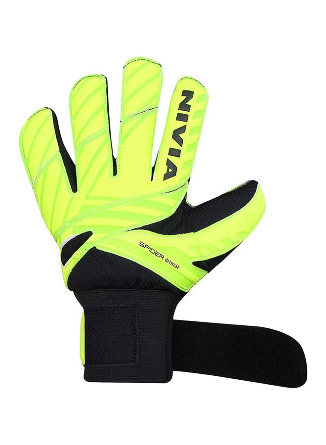 Ditmar Spider Goalkeeper Hand Gloves with Grip | Size : Large | for Men & Women | for Football, Soccer goalkeeping