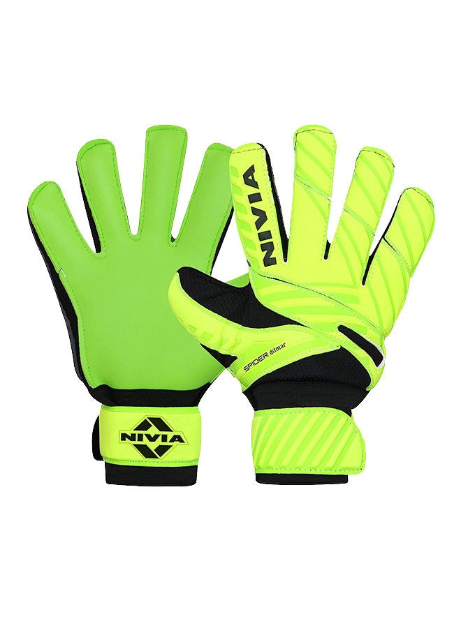 Ditmar Spider Goalkeeper Hand Gloves with Grip | Size : Large | for Men & Women | for Football, Soccer goalkeeping