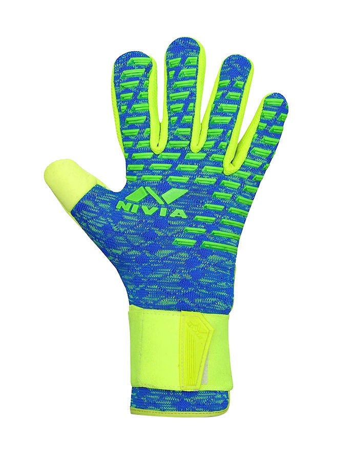 Latex Ashtang Goalkeeper Hand Gloves | Size : Medium | For Men & Women | For Football, Soccer goalkeeping