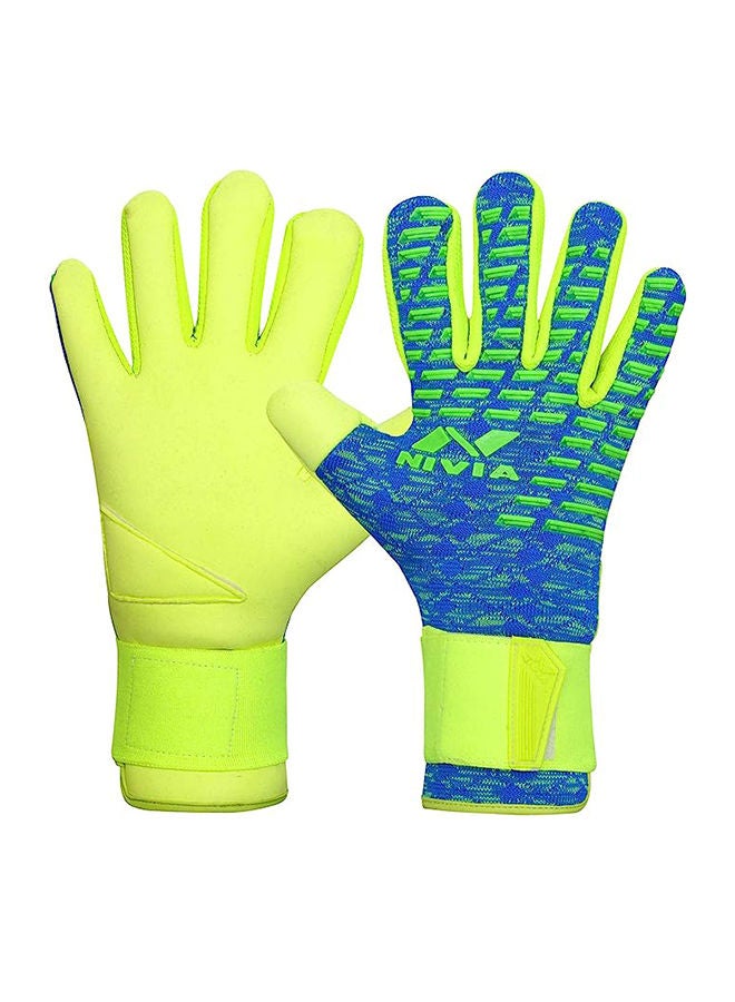 Latex Ashtang Goalkeeper Hand Gloves | Size : Medium | For Men & Women | For Football, Soccer goalkeeping