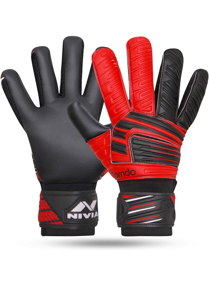 Raptor Torrido Football Goalkeeper Gloves | Size: Medium | Material: PVC Latex Foam | Superior Grip | For Goalie