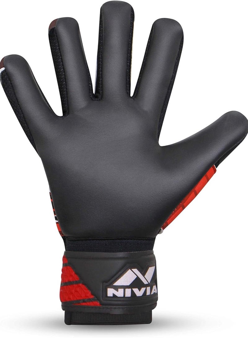 Raptor Torrido Football Goalkeeper Gloves | Size: Medium | Material: PVC Latex Foam | Superior Grip | For Goalie