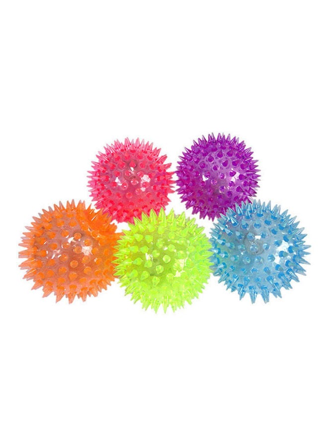 Portable LED Flashing Bounce Spike Massage Ball Stress Relief Kids Pet Gog Toy 20*10*20cm