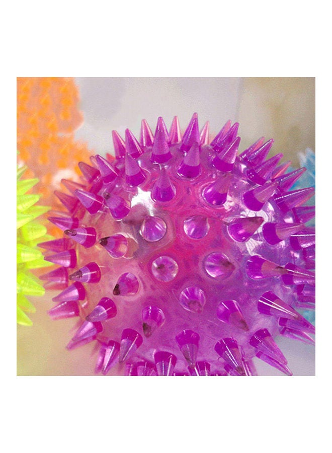 Portable LED Flashing Bounce Spike Massage Ball Stress Relief Kids Pet Gog Toy 20*10*20cm