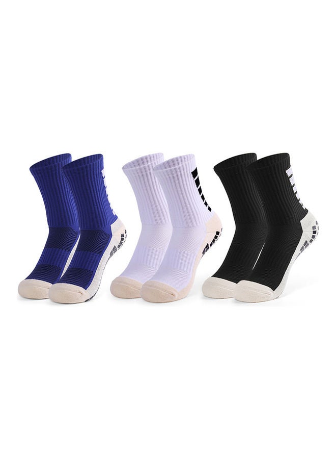 3 Pair Men's Anti Slip Football Socks 22.00 x 9.00 x 11.00cm