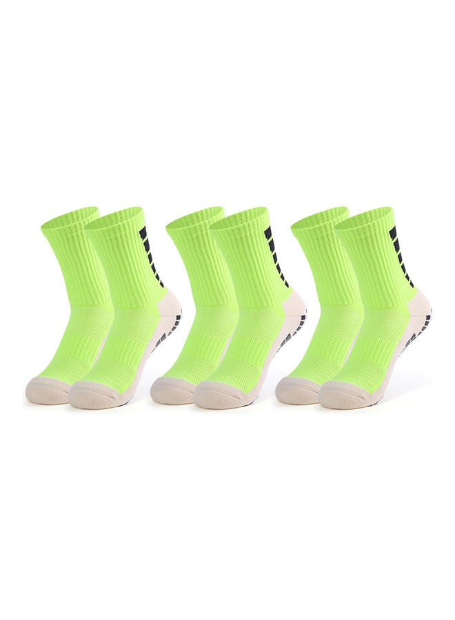 3 Pair Men's Anti Slip Football Socks 22.00 x 9.00 x 11.00cm