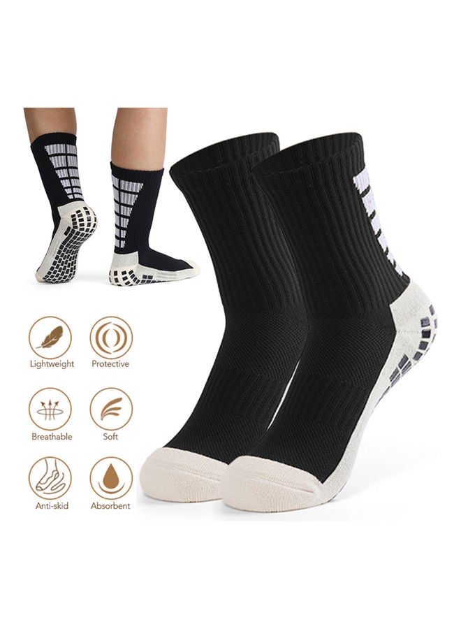 6 Pairs Men's Anti Slip Football Socks 22 x 9 x 20cm