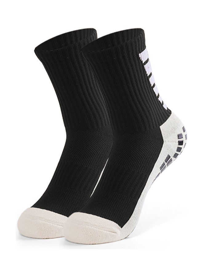 6 Pair Men's Anti Slip Football Socks 22.00 x 9.00 x 20.00cm