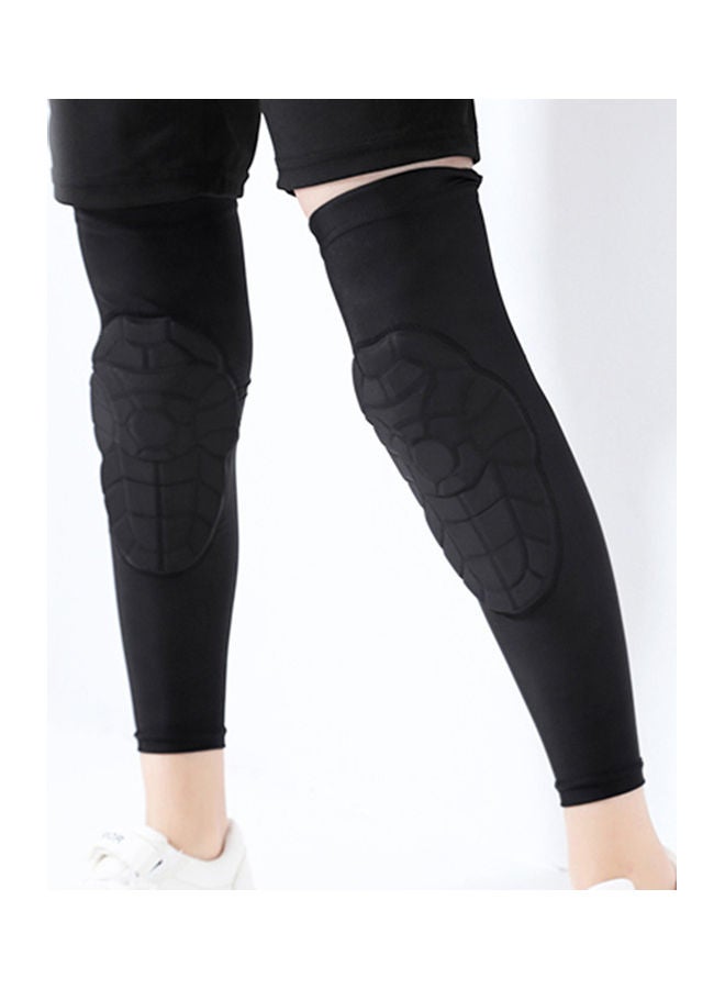 2-Piece Anti-Slip Leg Sleeves with Protective Knee Pad 24 x16 x 2cm