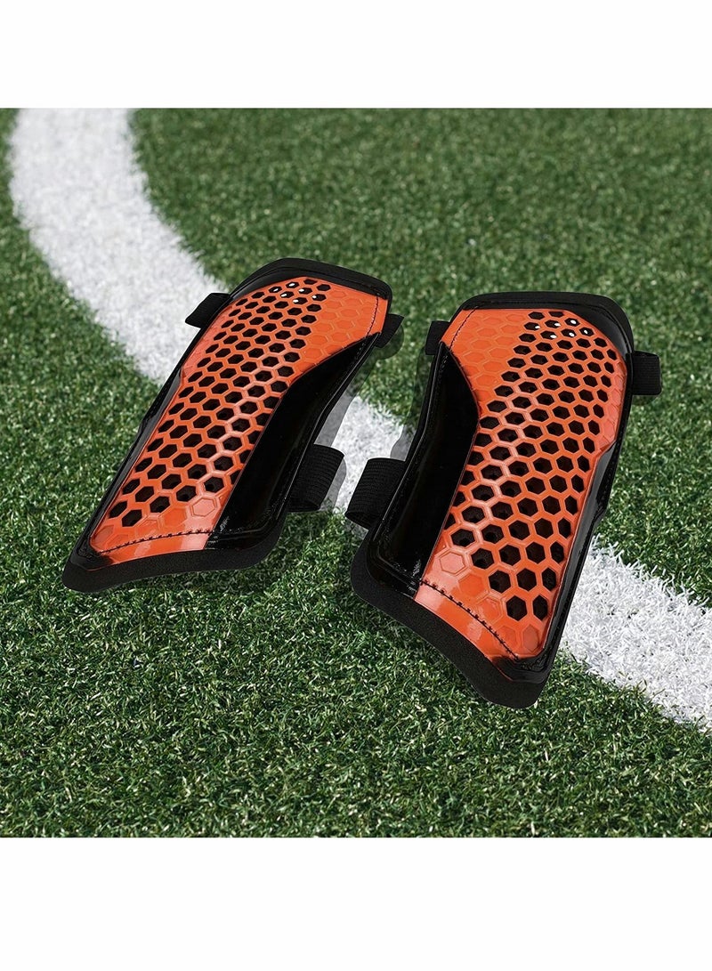 Kids Soccer Shin Guards - Breathable & Protective Gear for Ages 3-6, Lightweight Shinguard Protector for Safe Play