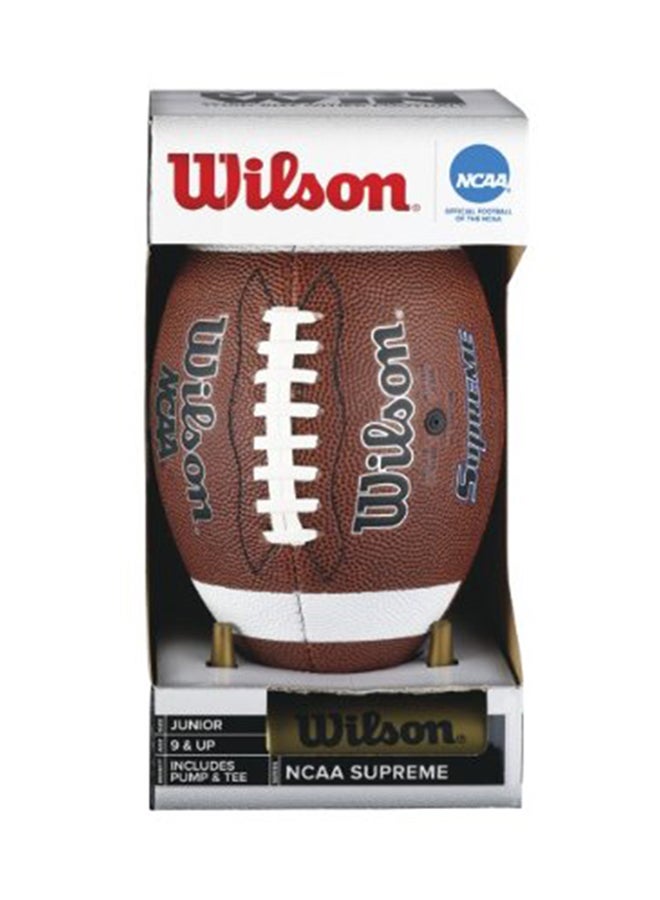 Ncaa Supreme Junior Football With Pump & Tee 6X10.75X6inch