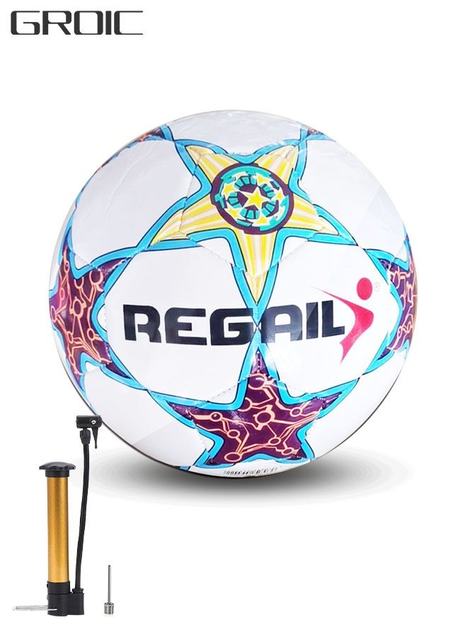 Soccer Ball Size 5 for Youth and Adult Offical Size Wear-resisting Football