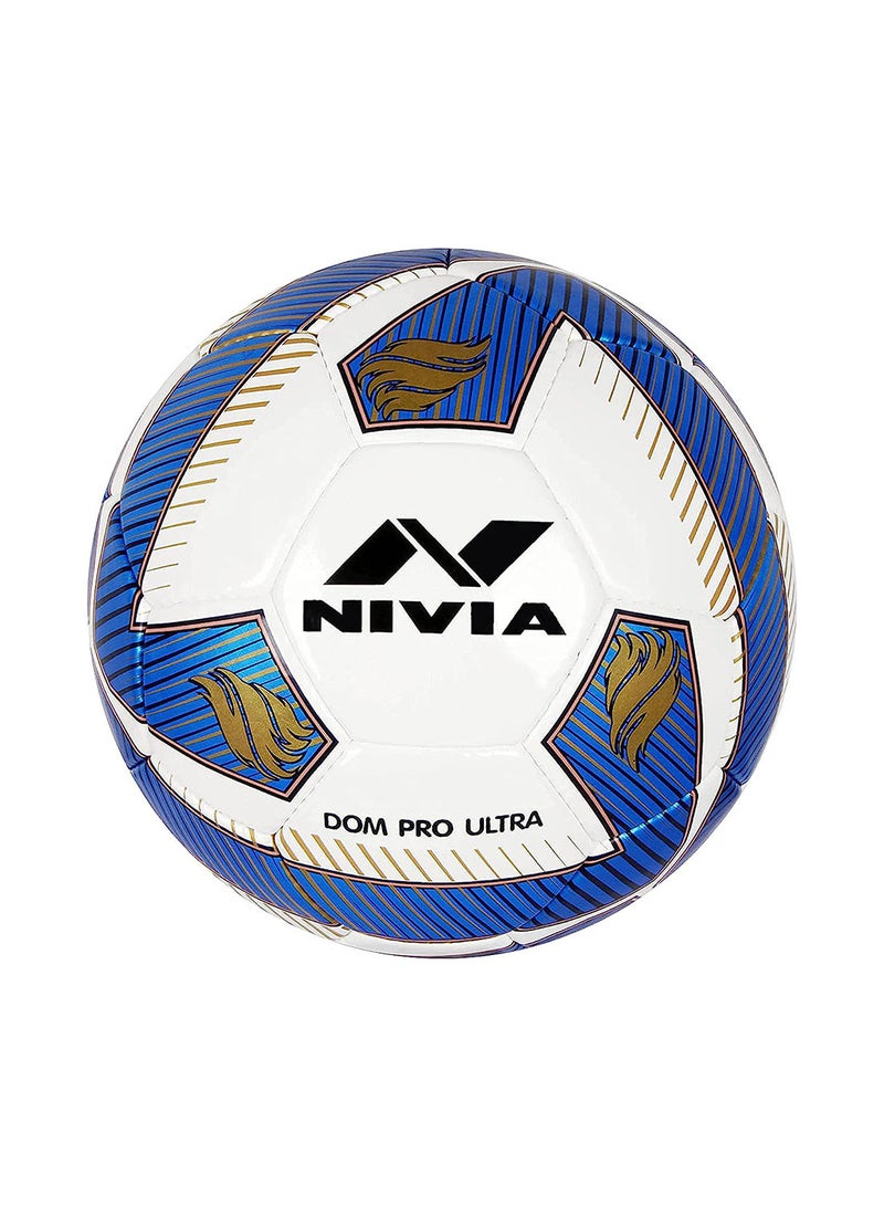DOM04 Pro Ultra ‎PU Football | Size 5 | Machine Stitched | 32 Panel | PU Micro Fiber top Layer | Soccer Ball | Latex Bladder Core