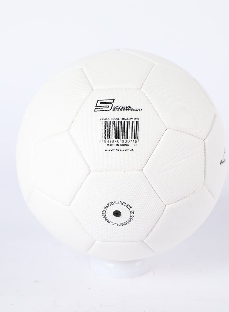 LAMBORGHINI-5 PVC SOCCER BALL-WHITE (Size 5)