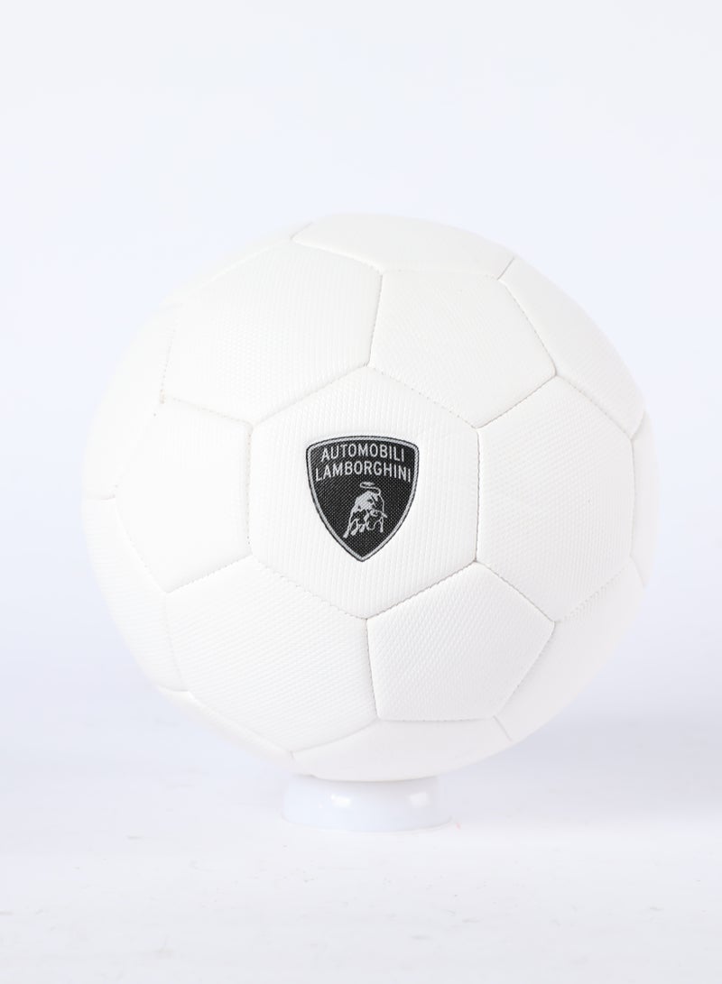 LAMBORGHINI-5 PVC SOCCER BALL-WHITE (Size 5)