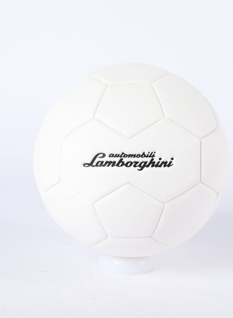 LAMBORGHINI-5 PVC SOCCER BALL-WHITE (Size 5)