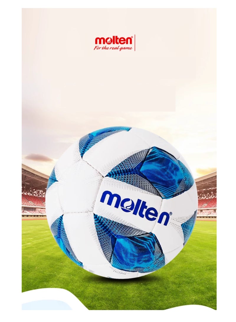 Molten Football F5A1000 Red Best Indoor or Outdoor for Soccer Players and Football Fansll Fans Yellow