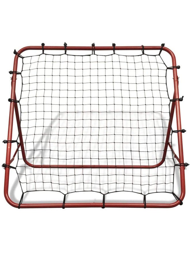 Football Bouncer Football Kickback Rebounder Adjustable Angles Training Equipment Removable Football Goal