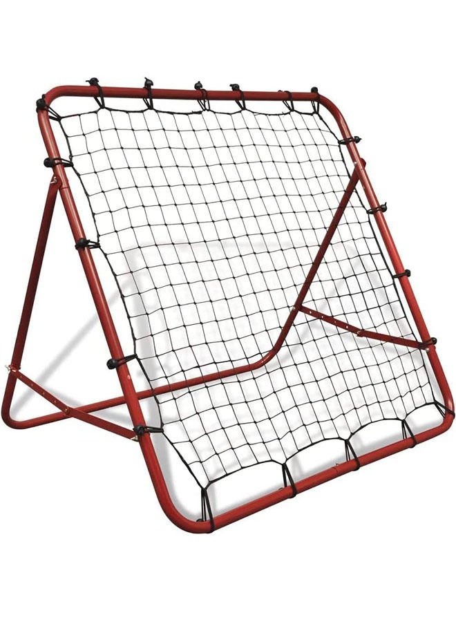 Football Bouncer Football Kickback Rebounder Adjustable Angles Training Equipment Removable Football Goal