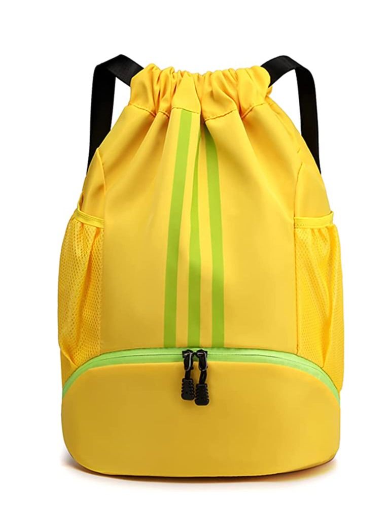 Drawstring Gym Bag Drawstring Backpack Men's and Women's Basketball Bags Student School Soccer Storage Large Capacity Fitness Suitable for Sports Fitness Travel S/L Code