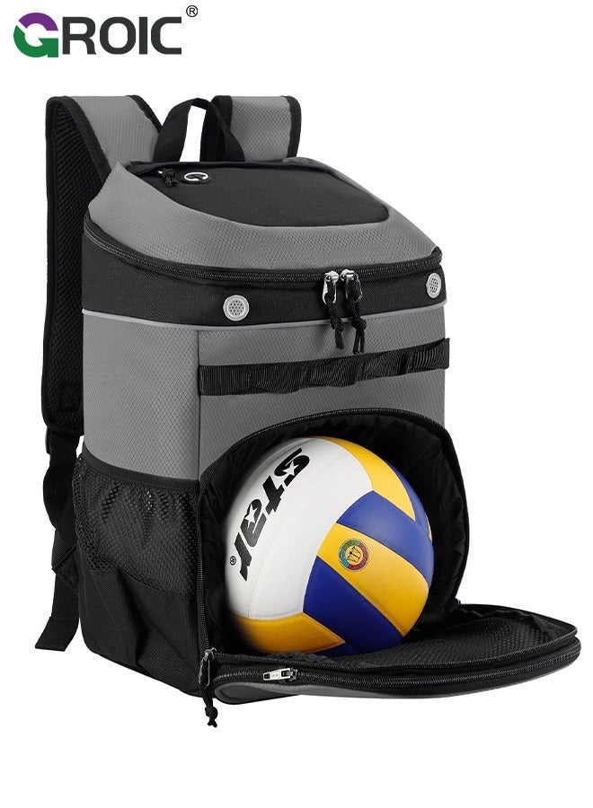 Large Basketball Backpack Bag with Ball Compartment and Shoe Pocket Outdoor Sports Equipment Bag, Large ‎Basketball backpack bag for Basketball, Soccer, Volleyball Sports