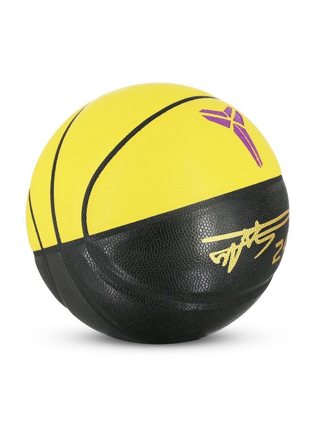 Size 7 PU Rubber Basketball Mamba Spirit Standard Size Basketball Pattern Indoor Outdoor