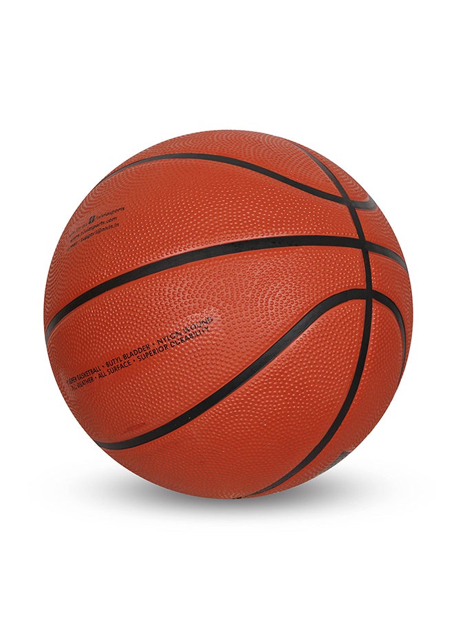 Top Grip Basketball | Material :  Rubber |  Size : 5 | Machine Stitched | 8 Panels | Waterproof | Ideal For : Training/Match