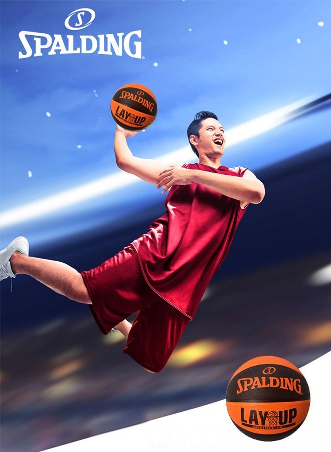 SPALDING Lay Up Original Outdoor Basketball Size 7
