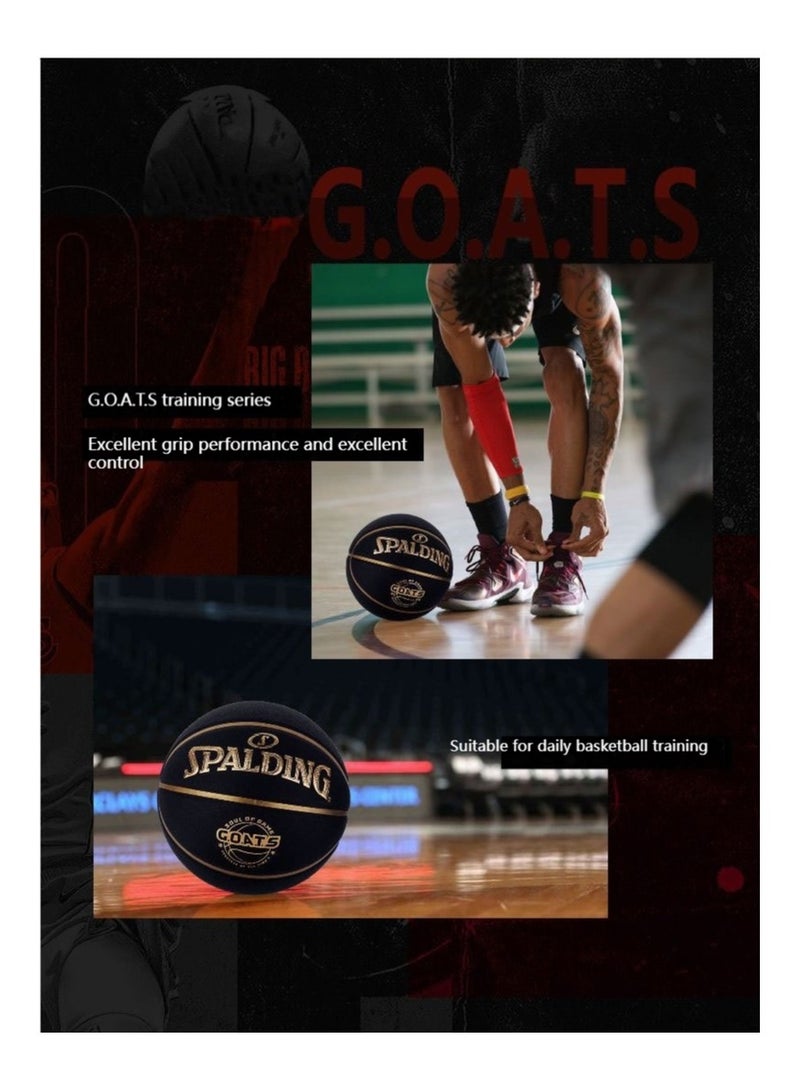 Basketball Adult Game PU Material Genuine Leather Feel Standard Size NO.7 Ball For Indoor And Outdoor Games